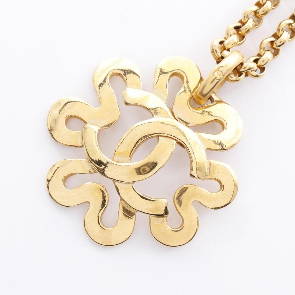CHANEL Gold Logo Necklace - Picture 2 of 7